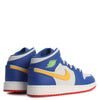 Big Kid's Jordan 1 Mid BG Racer Blue/Speed Red-Gold (IM6562 445)