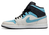 Men's Jordan 1 Mid SE Summit White/Blue Chill-Black (IM6567 121)