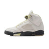 Women's Air Jordan 5 Retro Sail/Luminous Green-Anthracite (IM7592 130)