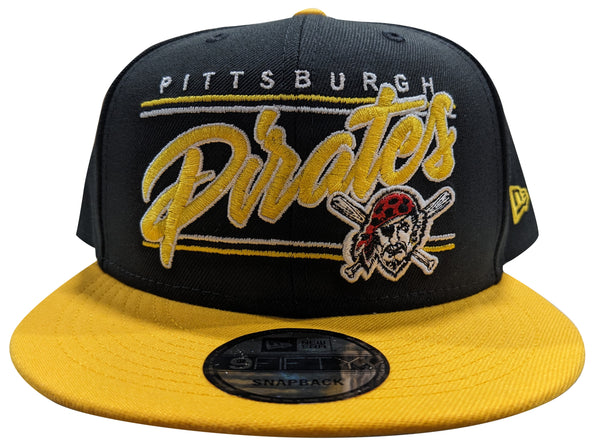 New Era 9Fifty MLB Pittsburgh Pirates Team Script Snapback - OSFM