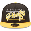 New Era 9Fifty MLB Pittsburgh Pirates Team Script Black/Yellow Snapback - OSFM