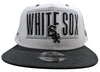 Men's New Era 9Fifty Retro Title Wht/Blk MLB Chicago White Sox Snapback - OSFA
