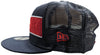 Men's New Era 9Fifty MLB Boston Red Sox Navy Blue/Red Trucker Snapback - OSFM