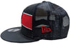 Men's New Era 9Fifty NBA Chicago Bulls Black/Red Trucker Snapback - OSFM