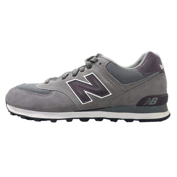 Men's New Balance Classics Grey Burgundy (ML574BG)