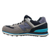 Men's New Balance Grey Black Teal (ML574GBB)