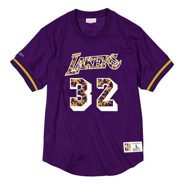 Mitchell & Ness NBA Los Angeles Lakers 1985 Magic Johnson Purple Jersey
