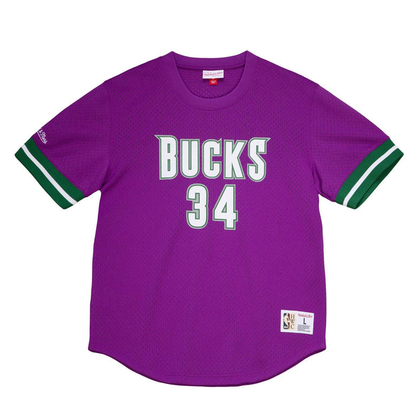 Mitchell & Ness NBA Milwaukee Bucks 2000-01 Ray Allen Purple Mesh Jersey