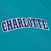 Mitchell & Ness NBA Charlotte Hornets Teal Heavyweight Satin Jacket