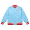 Mitchell & Ness Lght Blue MLB Chicago White Sox Heavyweight Satin Jacket