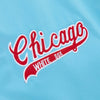Men's Mitchell & Ness Light Blue MLB Chicago White Sox Heavyweight Satin Jacket