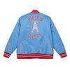Mitchell & Ness NFL Houston Oilers Light Blue Heavyweight Satin Jacket