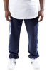 Men's Mitchell & Ness Navy Blue UNC NCAA Champ City Fleece Sweatpants