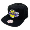 Mitchell & Ness Black NBA Los Angeles Lakers Core Basic Snapback - OSFA