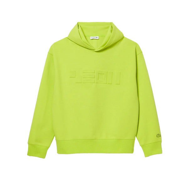 Men's Lacoste Yellow Loose Fit Hoodie