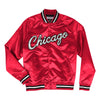 Men's Mitchell & Ness NBA Chicago Bulls Scarlet Lightweight Satin Jacket