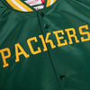 Mitchell & Ness NFL Green Bay Packers Green Lightweight Satin Jacket
