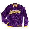 Mitchell & Ness NBA Los Angeles Lakers Purple Lightweight Satin Jacket