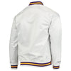 Mitchell & Ness NBA Los Angeles Lakers White Lightweight Satin Jacket