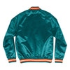 Mitchell & Ness NFL Miami Dolphins Aqua Lightweight Satin Jacket