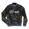 Men's Mitchell & Ness NBA Orlando Magic Black Lightweight Satin Jacket