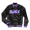 Men's Mitchell & Ness NBA Toronto Raptors Black Lightweight Satin Jacket