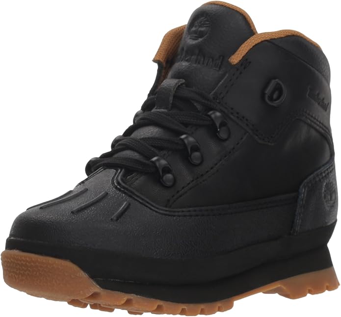 Toddler's Timberland Euro Hiker Shell Toe Boot Grain Blck (TB0A1NJ4 001)