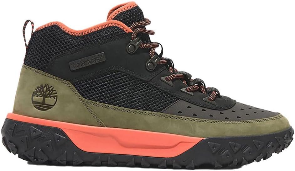 Men's Timberland Motion 6 HKR Boot Black/Medium Green (TB0A6CW1 ELV)