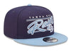 New Era 9Fifty MLB Tampa Bay Rays Team Script Navy/Lt. Blue Snapback - OSFM