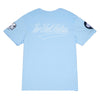 Men's Mitchell & Ness Light Blue UNC NCAA Champ City T-Shirt