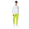Men's Lacoste Yellow Reflective Print Joggers