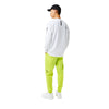 Men's Lacoste Yellow Reflective Print Joggers