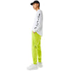 Men's Lacoste Yellow Reflective Print Joggers