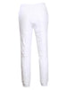 Men's Lacoste White Tapered Fit Fleece Trackpants