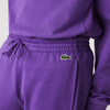Men's Lacoste Lavender/Broom/Malachite Branded Clbk Fleece Jogging Pants