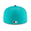 Men's New Era 59Fifty Teal/Black MLB Florida Marlins 1997 WS Fitted (11783654)