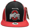Mitchell & Ness Black/Red NCAA Ohio Buckeyes Freethrow Snapback - OSFA