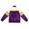 Men's Mitchell & Ness Purple Special Script Heavyweight Satin Jacket