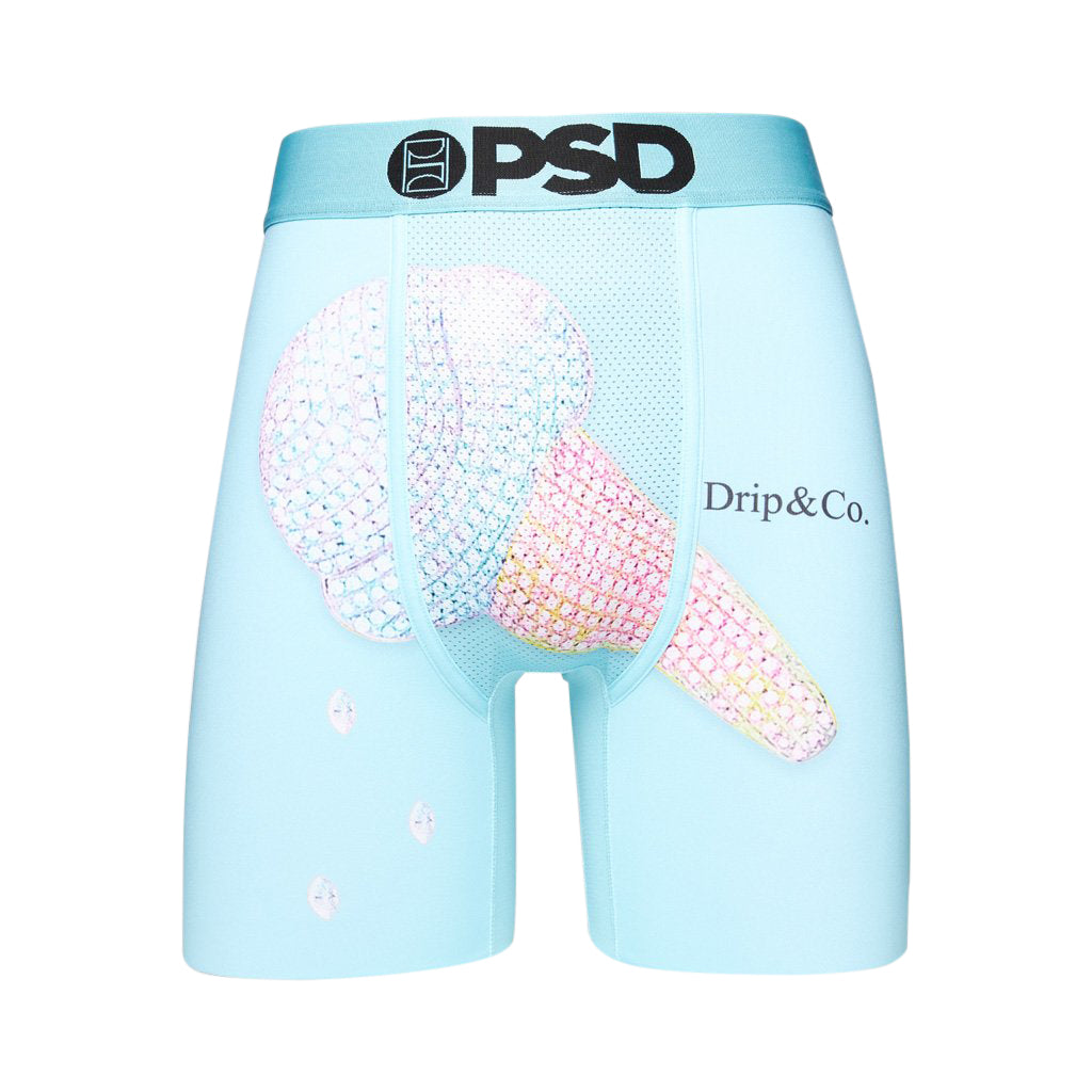 Men's PSD Blue Drip & Co Boxer Briefs