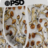 Men's PSD White Magic Mushrooms Boxer Briefs