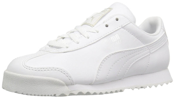 Little Kid's Puma Roma Basic Puma Wht-Gray Violet Preschool (361594 14)