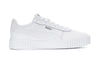 Big Kid's Puma Carina 2.0 Jr White-White-Silver (386185 02)