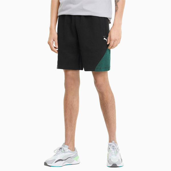Men's Puma Black/Green/White Mercedes AMG Petronas F1 Sweat Shorts
