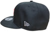 Men's New Era 9Fifty NBA Chicago Bulls Black/Red Logo State Snapback - OSFM