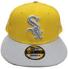 Men's New Era 9Fifty MLB Chicago White Sox Yellow/Silver Snapback - OSFM