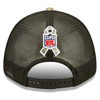 New Era 9Forty Black NFL New Orleans Saints Salute To Service Snapback - OSFM