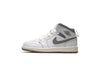 Little Kid's Jordan 1 Mid White/Stealth (640734 135)