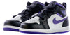 Toddler's Jordan 1 Mid Black/Dark Iris-White (640735 095)