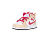Toddler's Jordan 1 Mid White Onyx/Light Curry-White (640735 201)