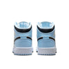 Little Kid's Jordan 1 Mid Ice Blue/Black-Sail-White (640737 401)